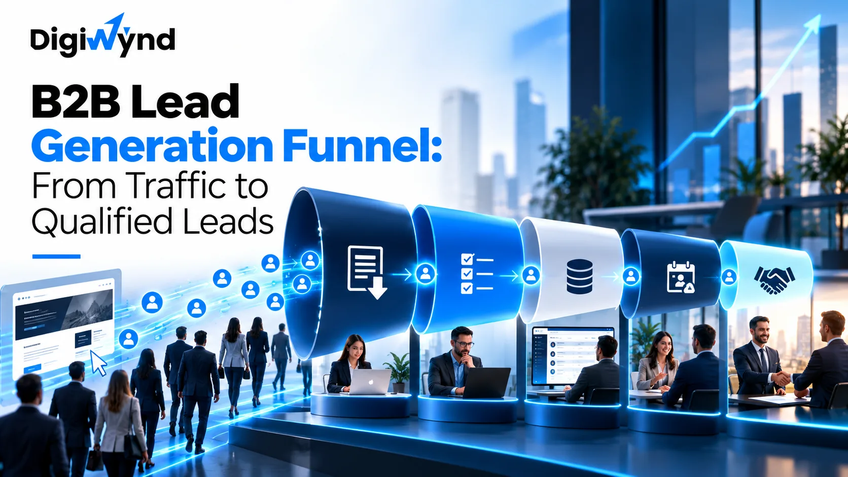 B2B Lead Generation Funnel: From Traffic to Qualified Leads featured image