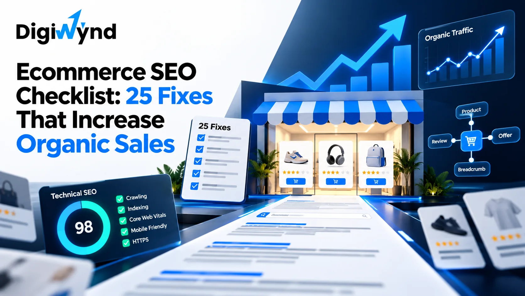 Ecommerce SEO Checklist: 25 Fixes That Increase Organic Sales featured image