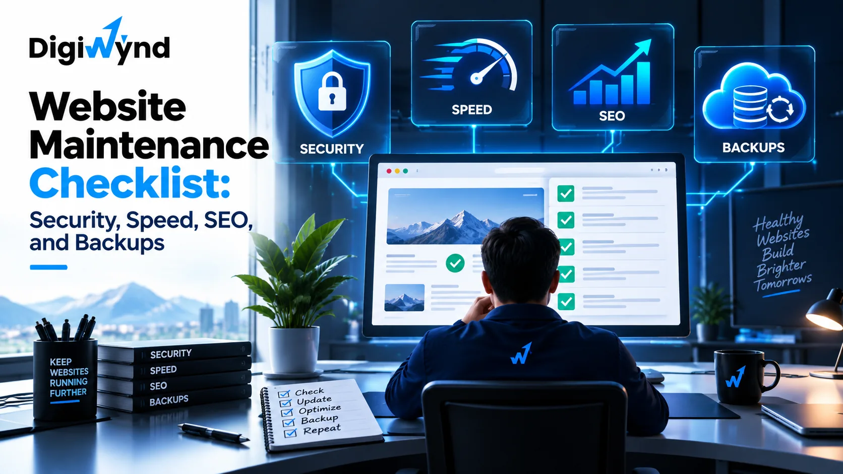 Website Maintenance Checklist: Security, Speed, SEO, and Backups featured image