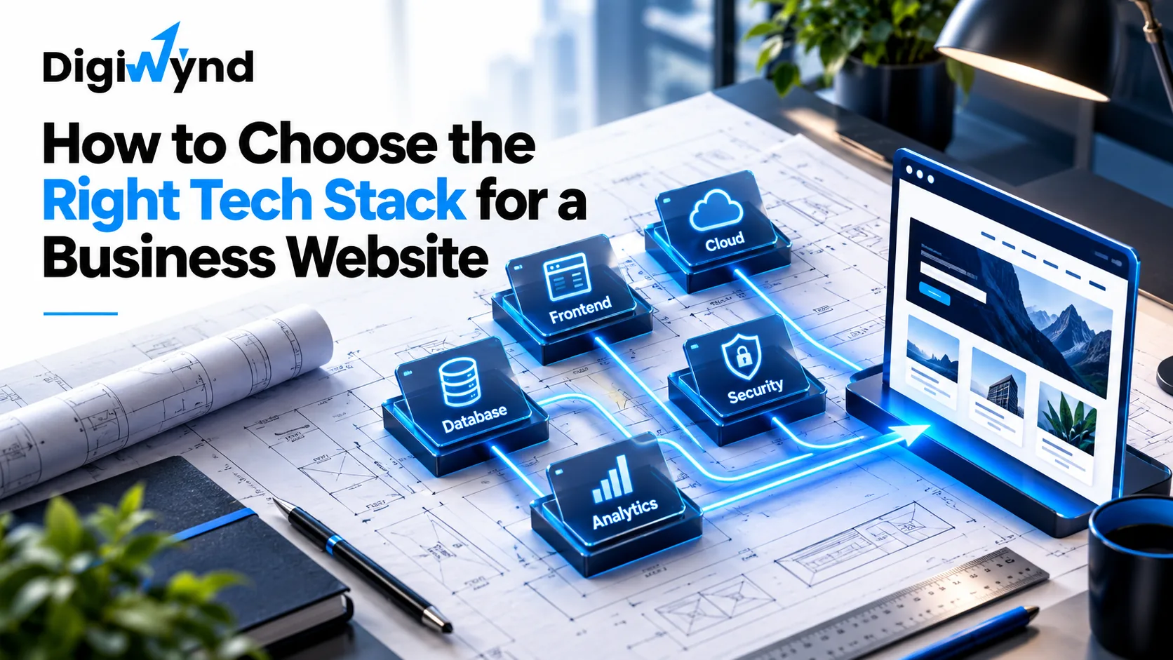 How to Choose the Right Tech Stack for a Business Website featured image
